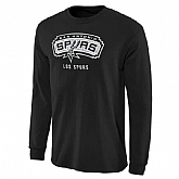 San Antonio Spurs Noches Enebea Long Sleeve WEM T-Shirt - Black,baseball caps,new era cap wholesale,wholesale hats